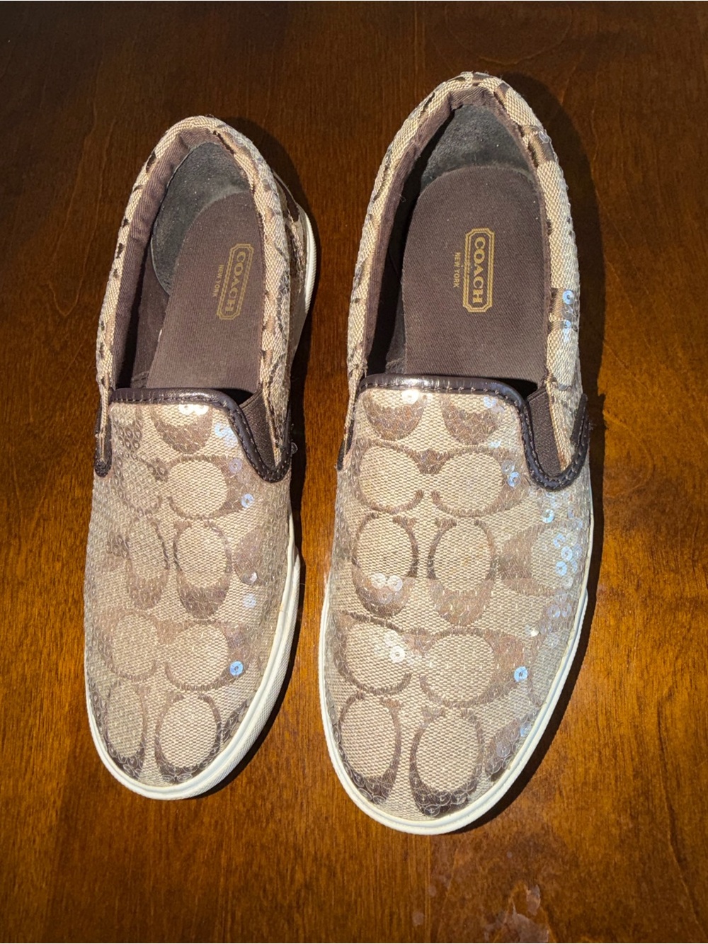 Coach Bradley Slip-On Sneakers Brown US 7B